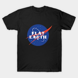 Flat Earth Nasa T-Shirt